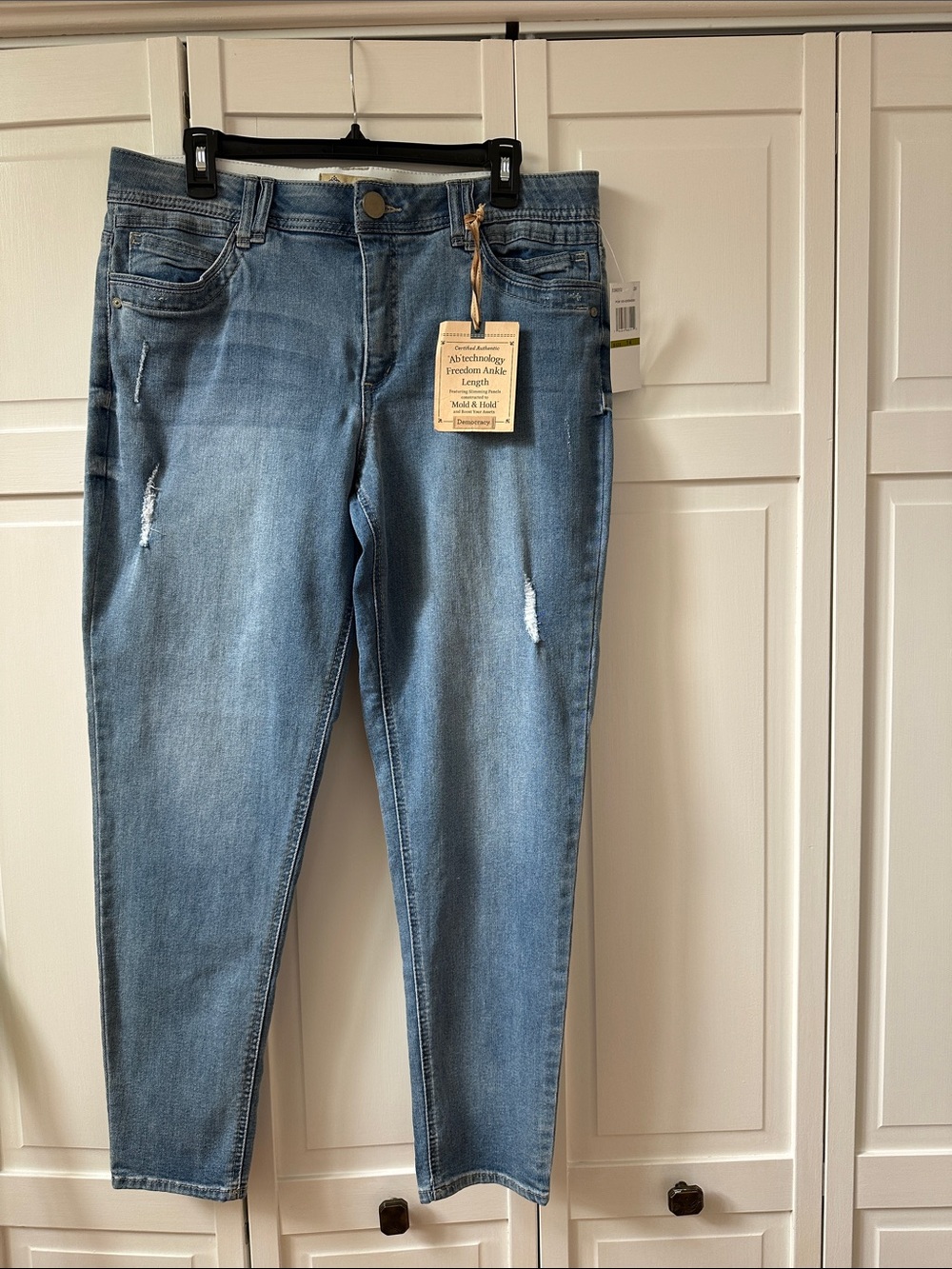 Democracy Jeans Distressed New w Tags
